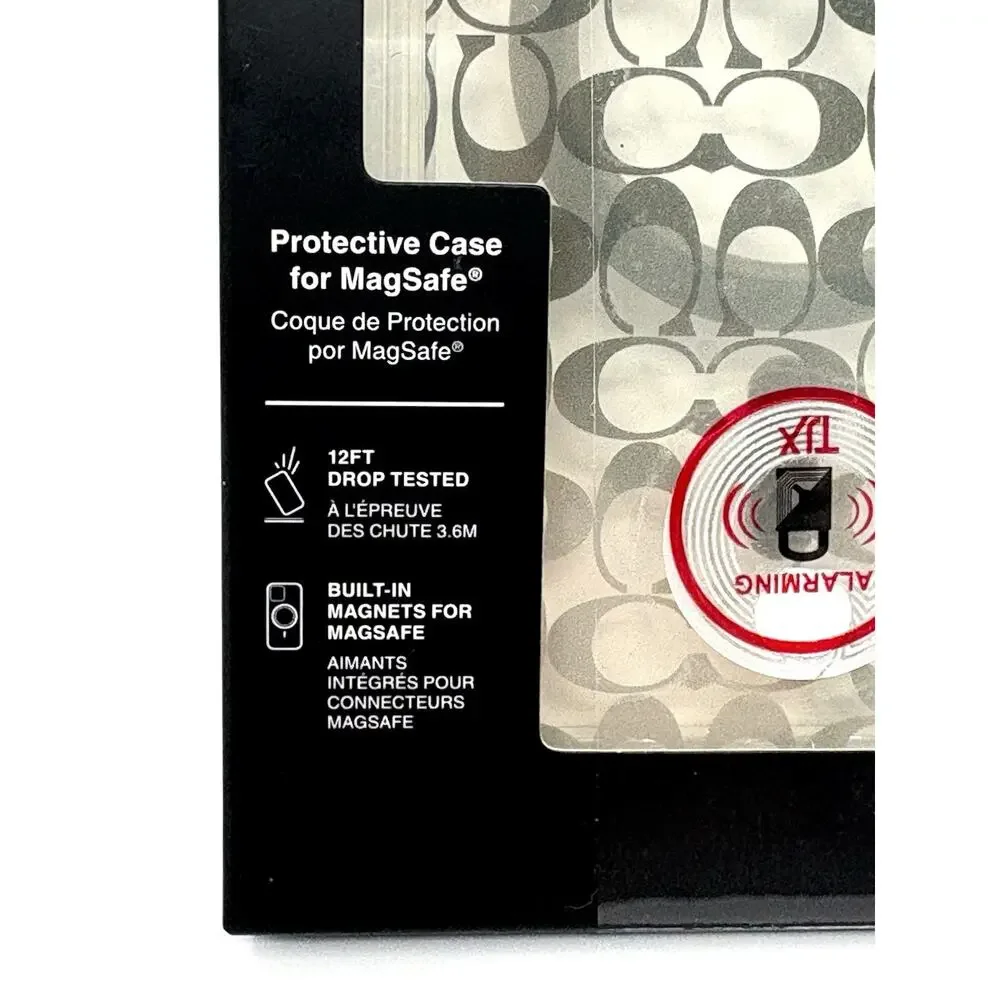 Coach iPhone 15 / 14 / 13 Case Signature Cs Deep Forest Logo Magsafe NIP